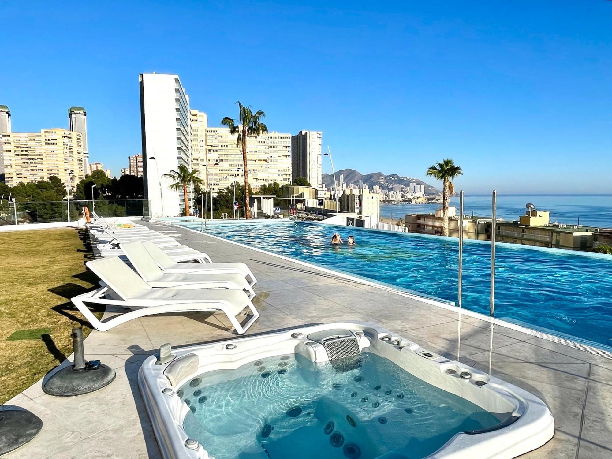 Luxury Apartment Sunset Cliffs Benidorm Eksteriør bilde